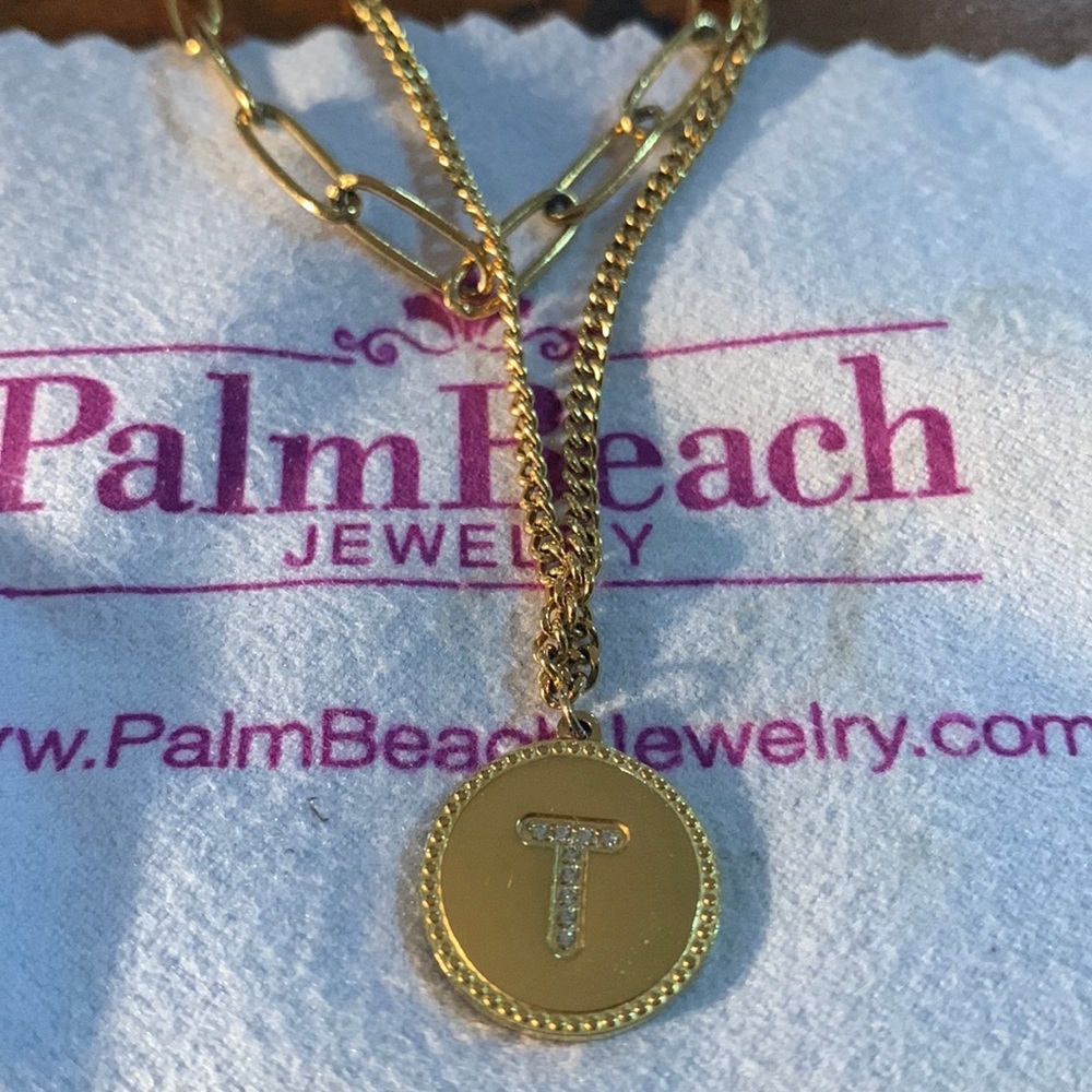 Anklet T gold new In package